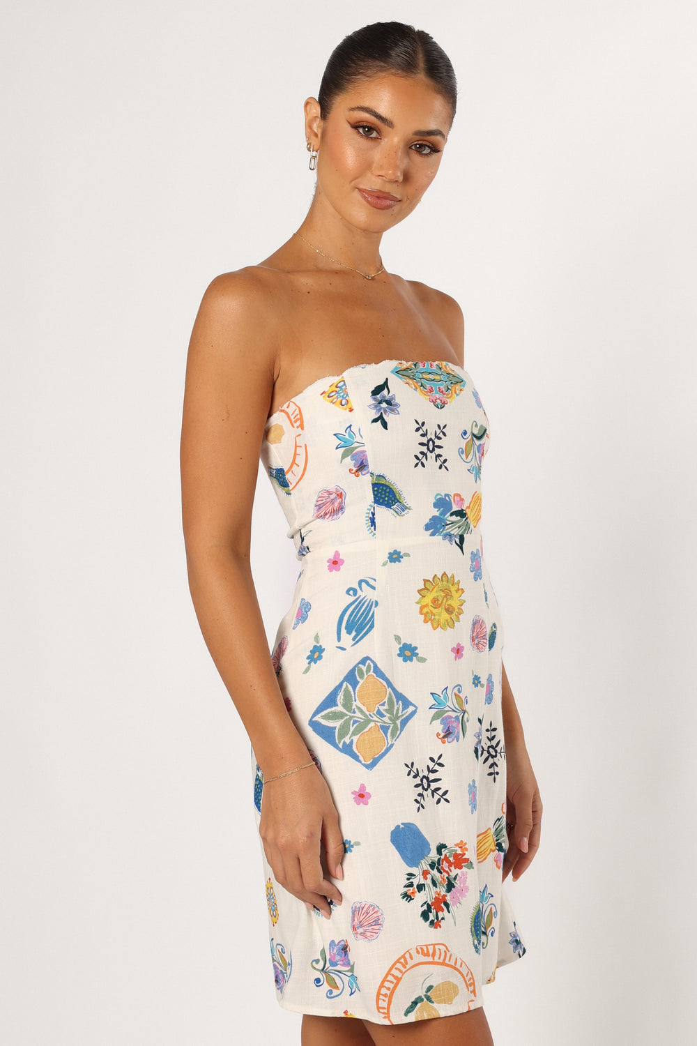 DRESSES @Sabina Mini Dress - Portofino Print