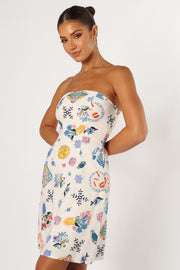 DRESSES @Sabina Mini Dress - Portofino Print