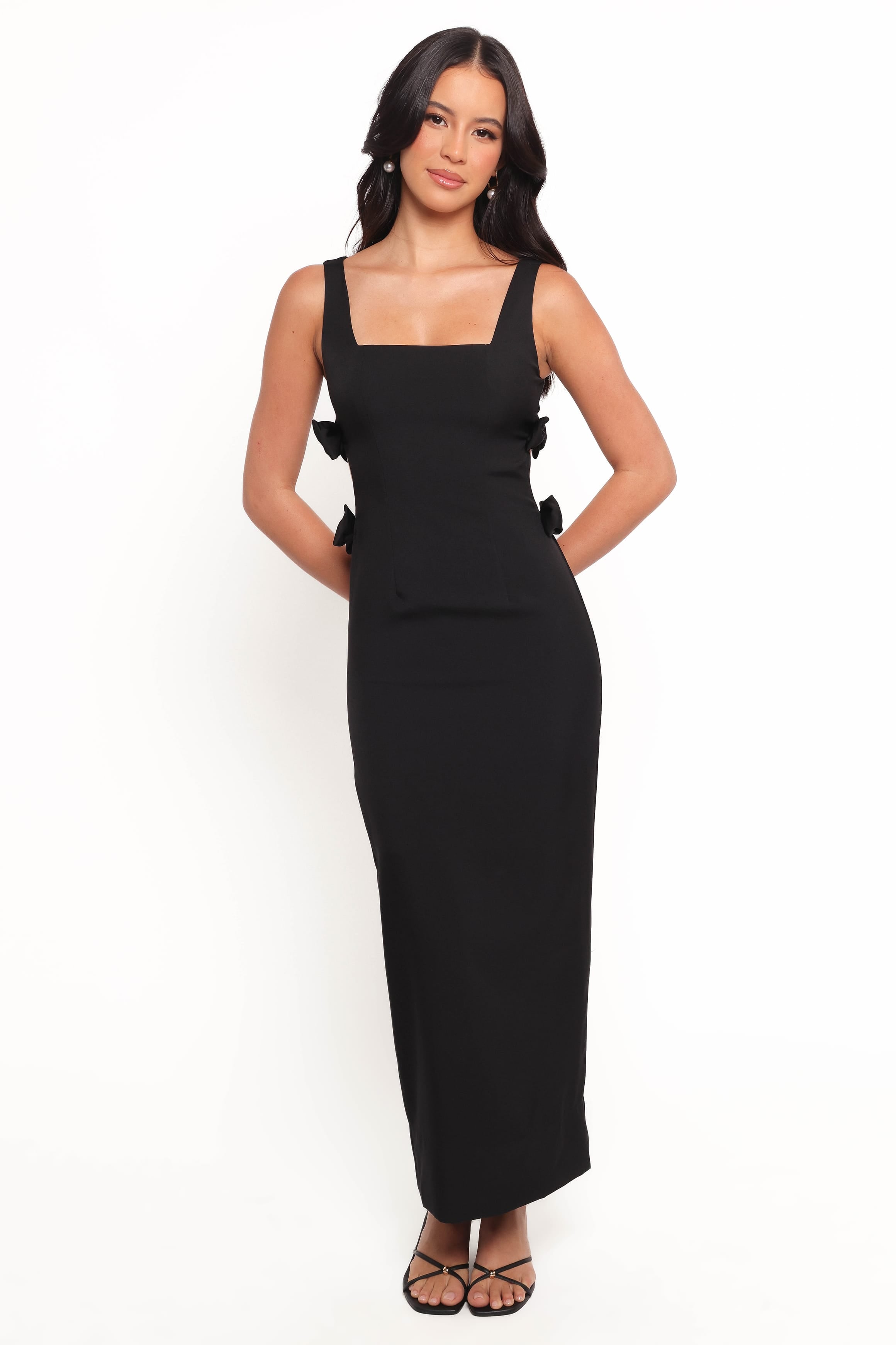 DRESSES Sadie Midi Dress - Black