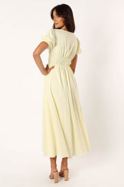DRESSES @Salata Midi Dress - Yellow