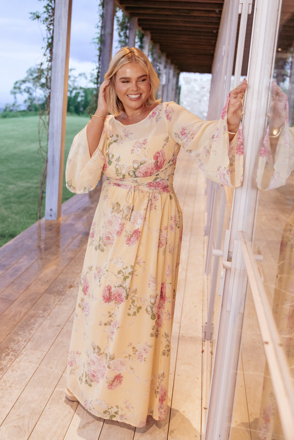 DRESSES Samara Maxi Dress - Yellow Floral