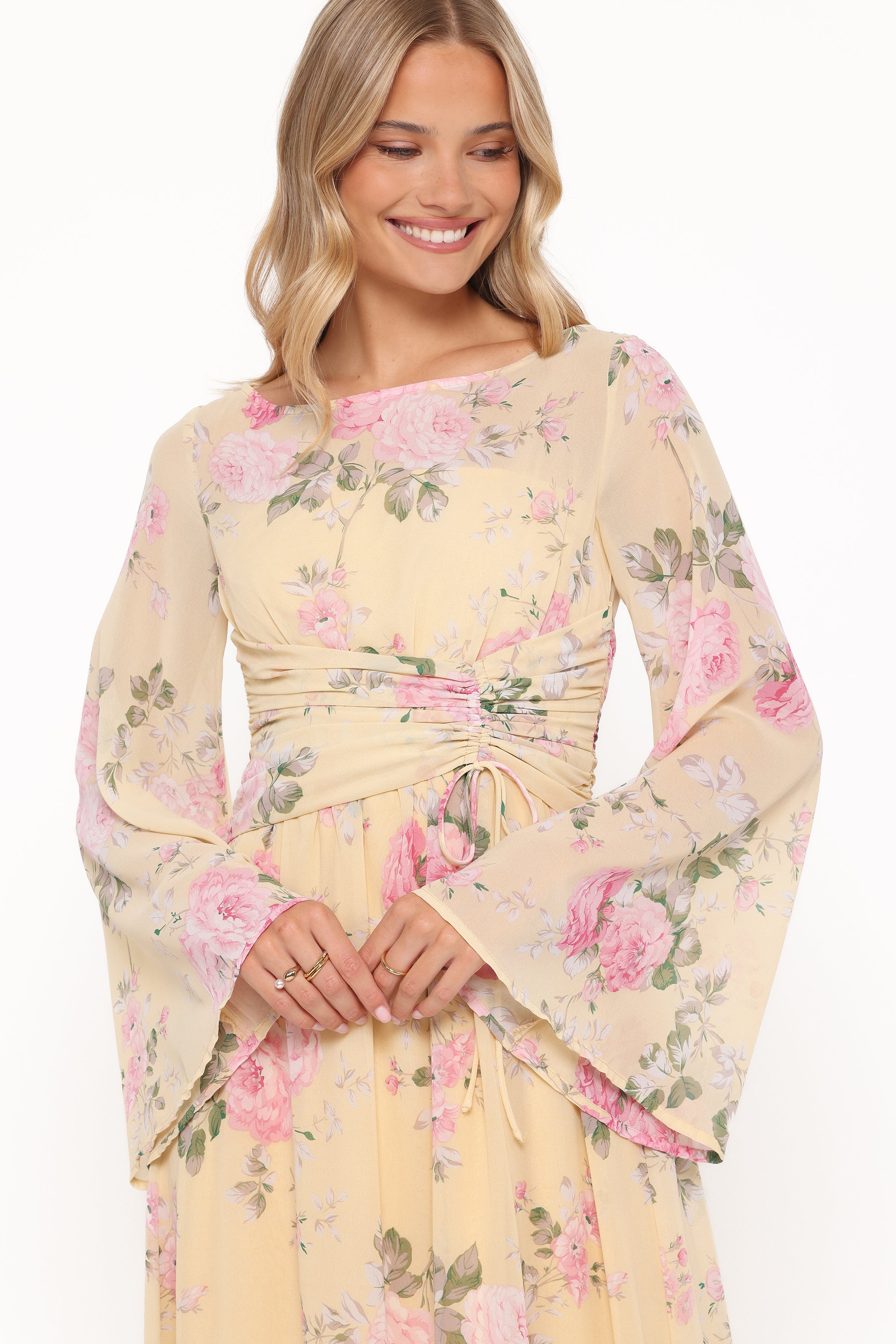 DRESSES Samara Maxi Dress - Yellow Floral