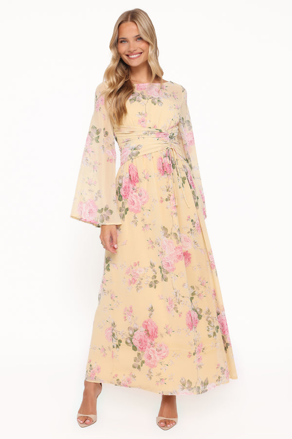 DRESSES Samara Maxi Dress - Yellow Floral