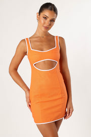 DRESSES @Samara Mini Dress - Orange