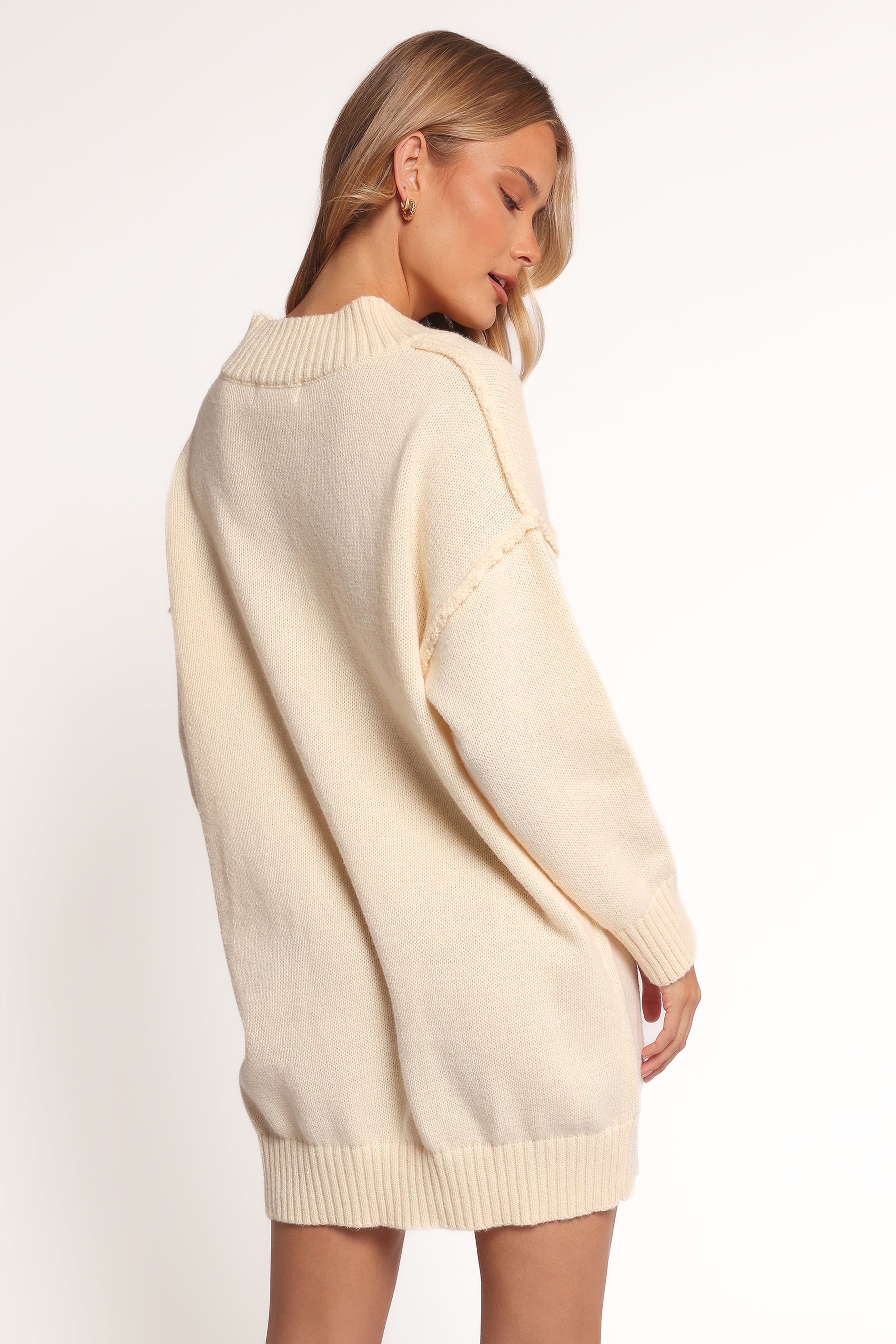 DRESSES Sancia Knit Mini Dress - Cream