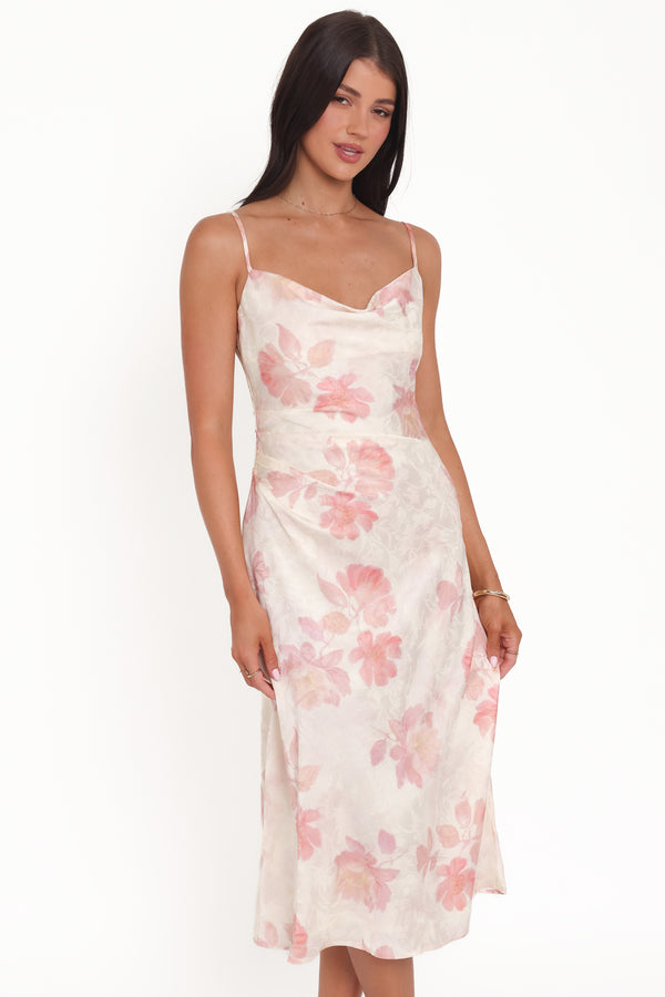 DRESSES Sandrine Midi Dress - Pink Floral