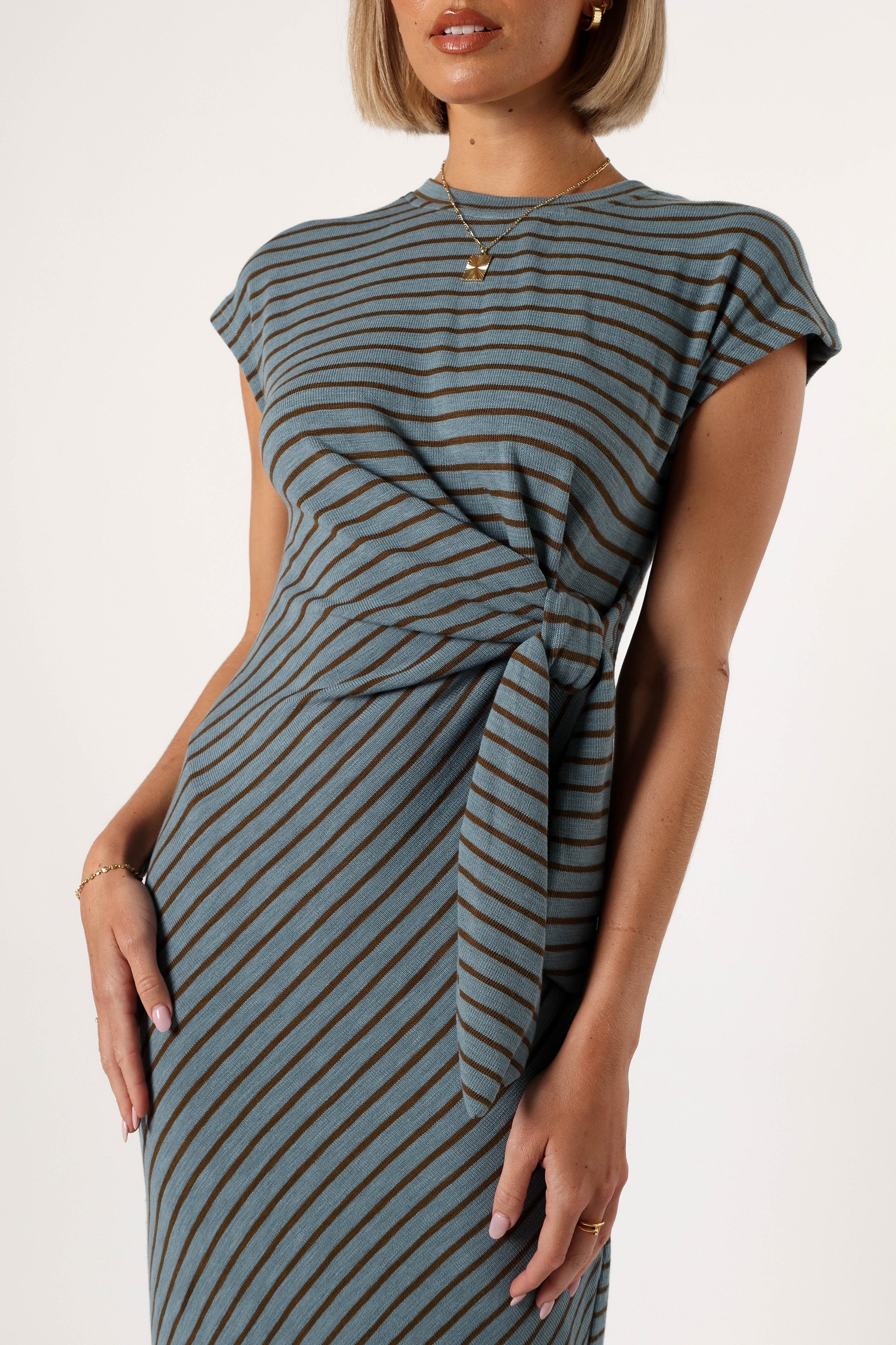 DRESSES @Sandro Maxi Dress - Dusty Stripe