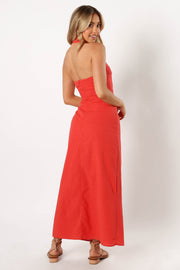 DRESSES @Saphira Long Midi Dress - Jaffa