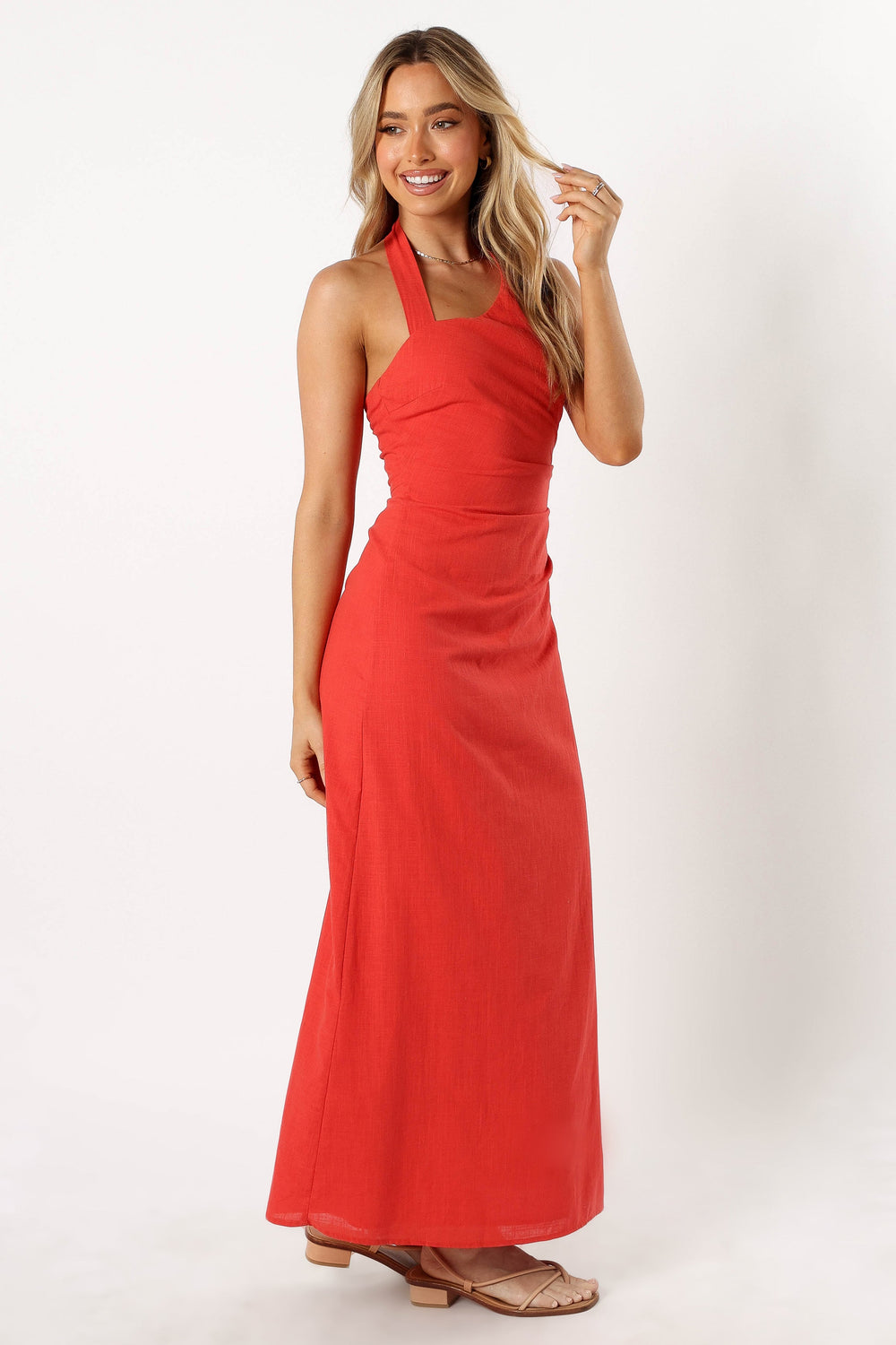 DRESSES @Saphira Long Midi Dress - Jaffa