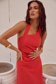 DRESSES Saphira Long Midi Dress - Jaffa