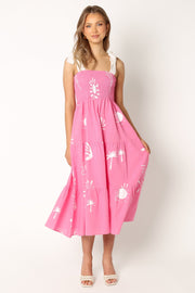 DRESSES @Sarelle Maxi Dress - Hot Pink