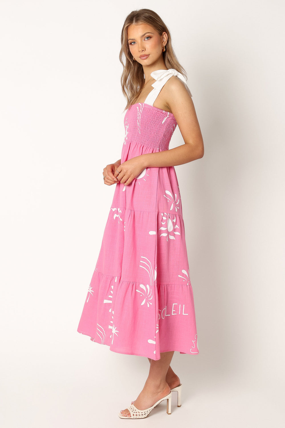 DRESSES @Sarelle Maxi Dress - Hot Pink