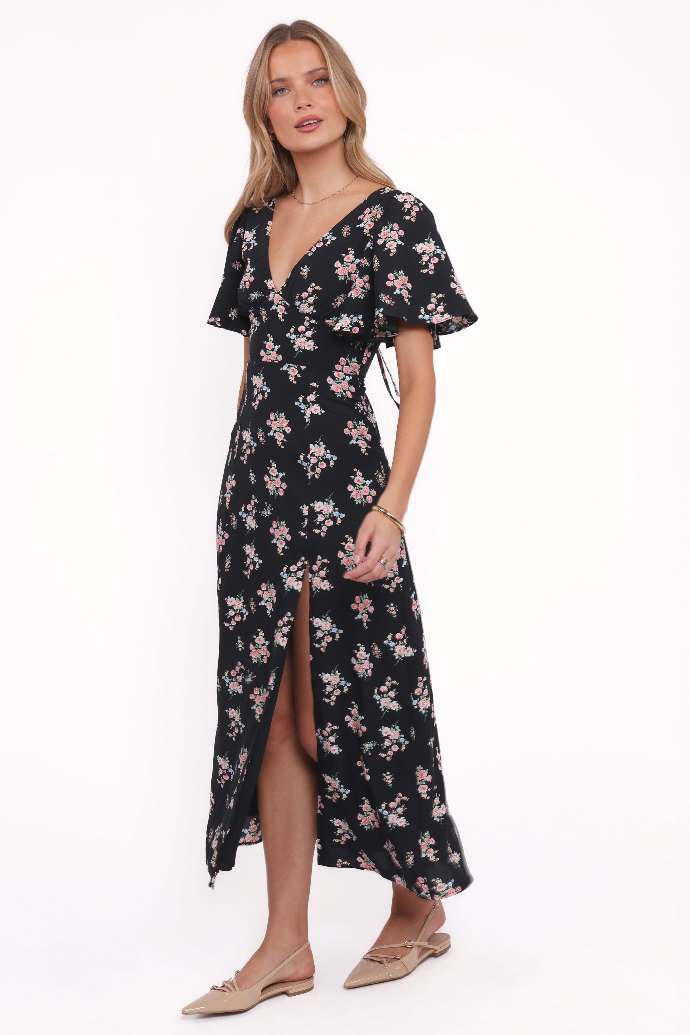DRESSES Savani Maxi Dress - Black Floral