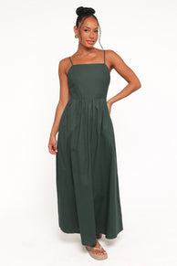 DRESSES Savannah Maxi Dress - Forest Green