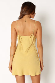 DRESSES @Sawyer Mini Slip Dress - Lemon