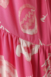 DRESSES @Schia Halterneck Mini Dress - Pink Shell