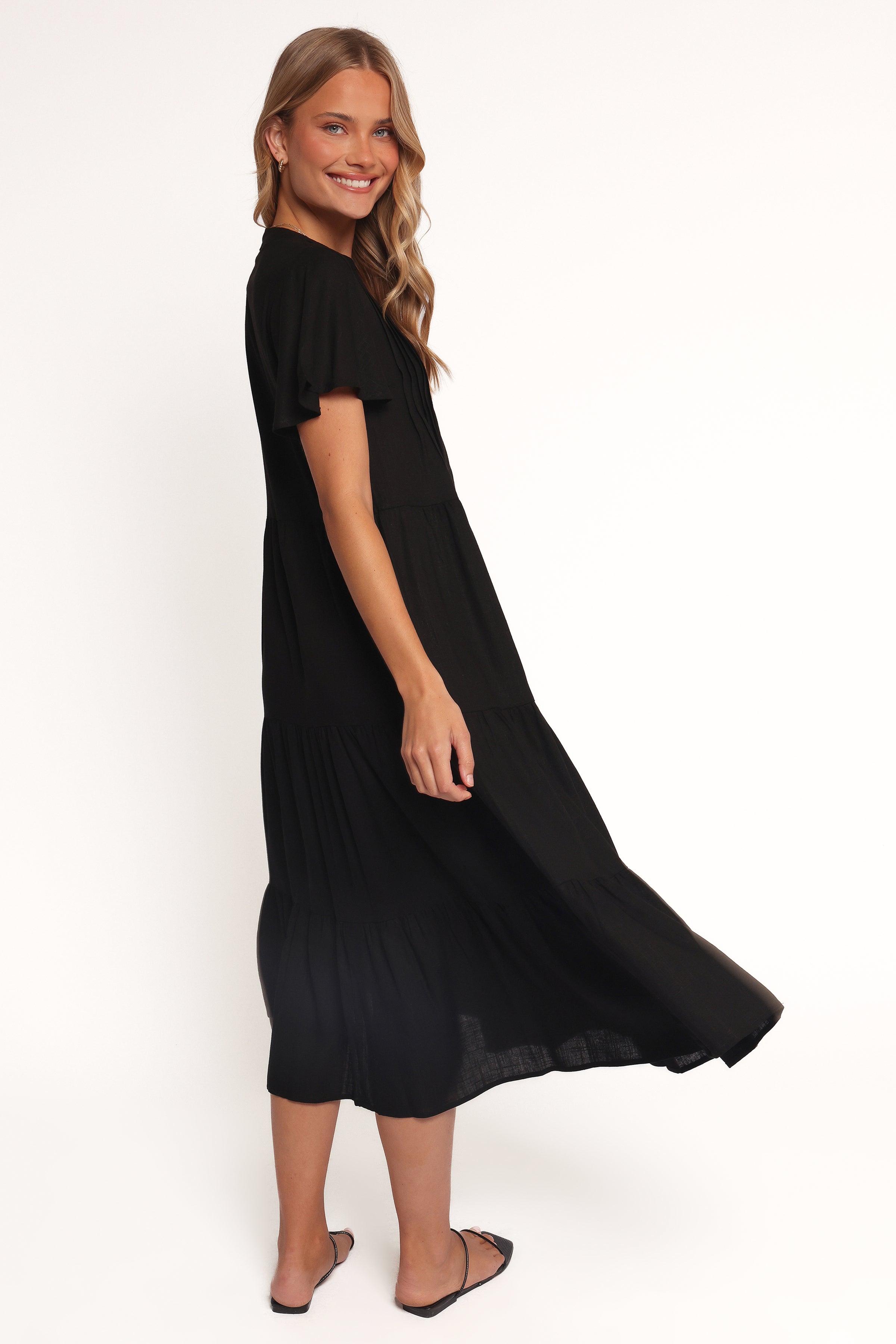 DRESSES Scott Midi Dress - Black