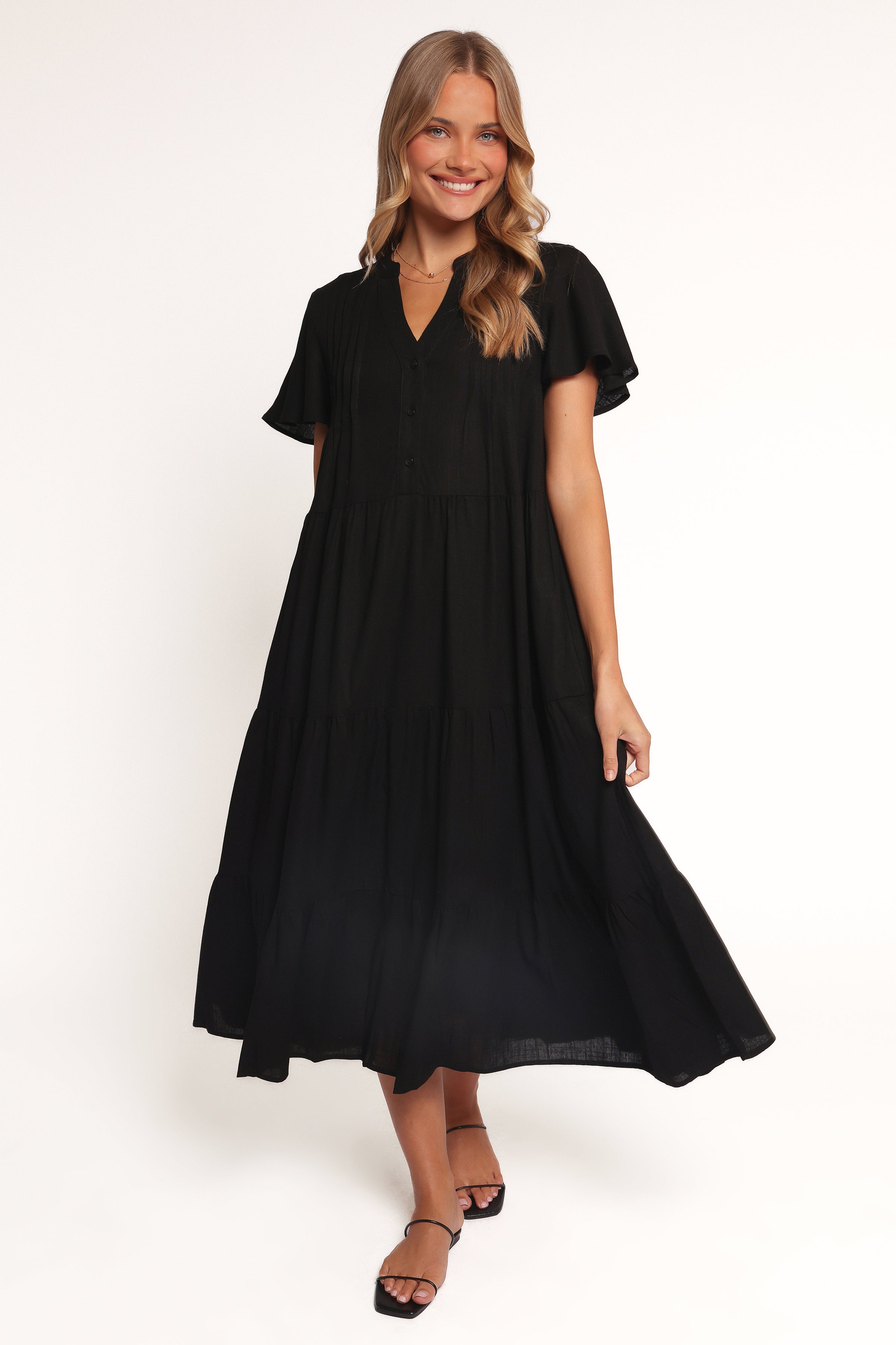 DRESSES Scott Midi Dress - Black