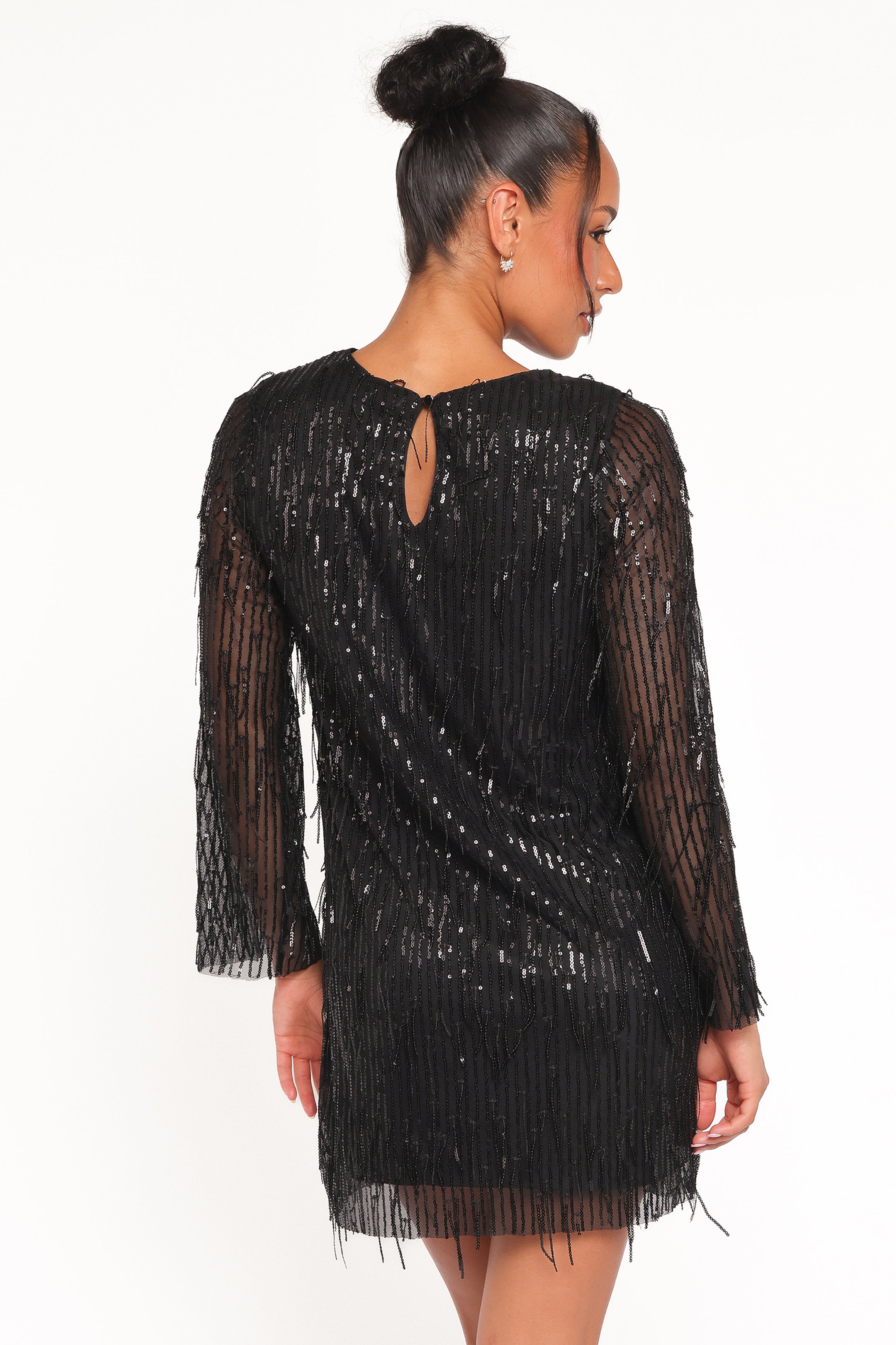DRESSES Serena Sequin Mini Dress - Black