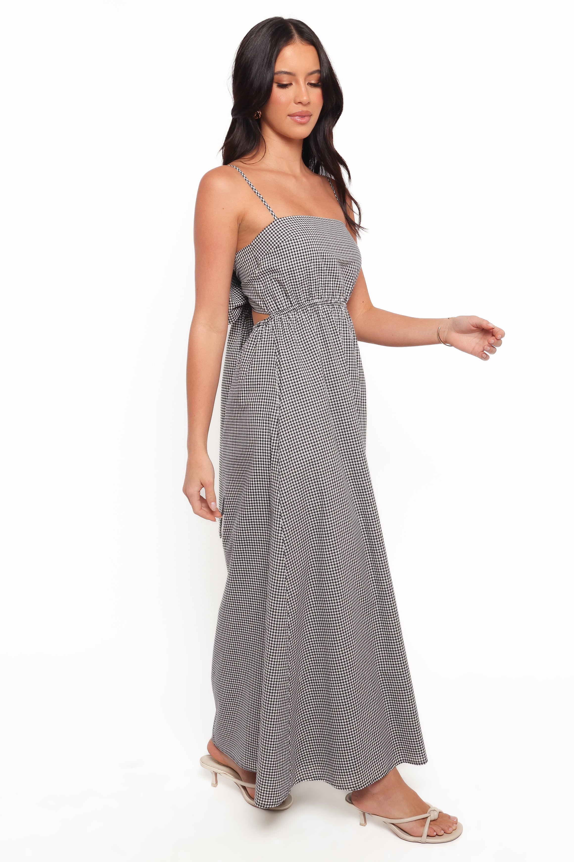 DRESSES Serene Maxi Dress - Black Gingham