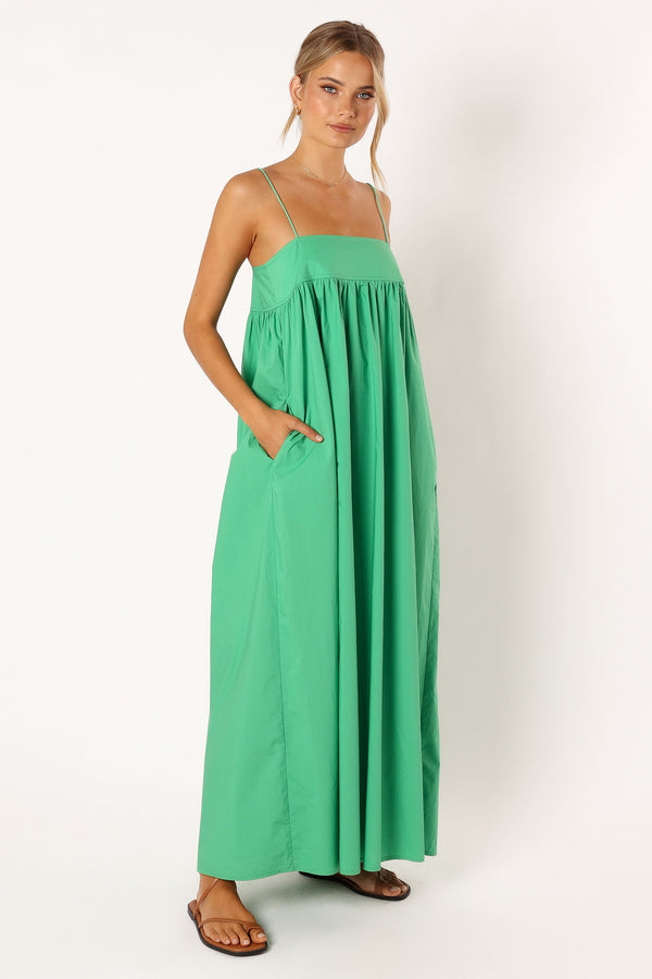 DRESSES @Serina Maxi Dress - Green