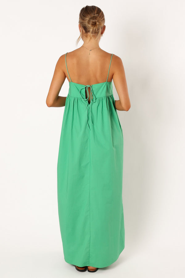 DRESSES @Serina Maxi Dress - Green