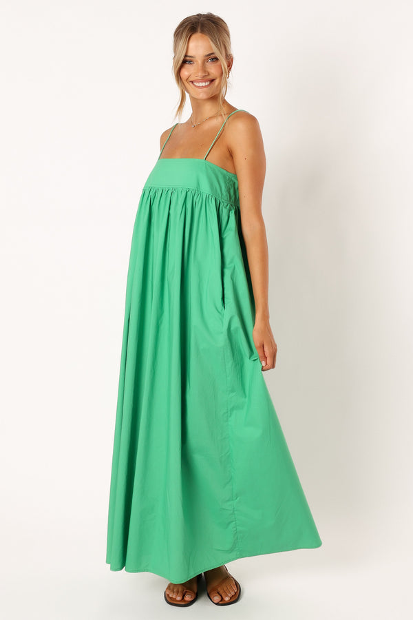 DRESSES @Serina Maxi Dress - Green