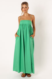 DRESSES @Serina Maxi Dress - Green