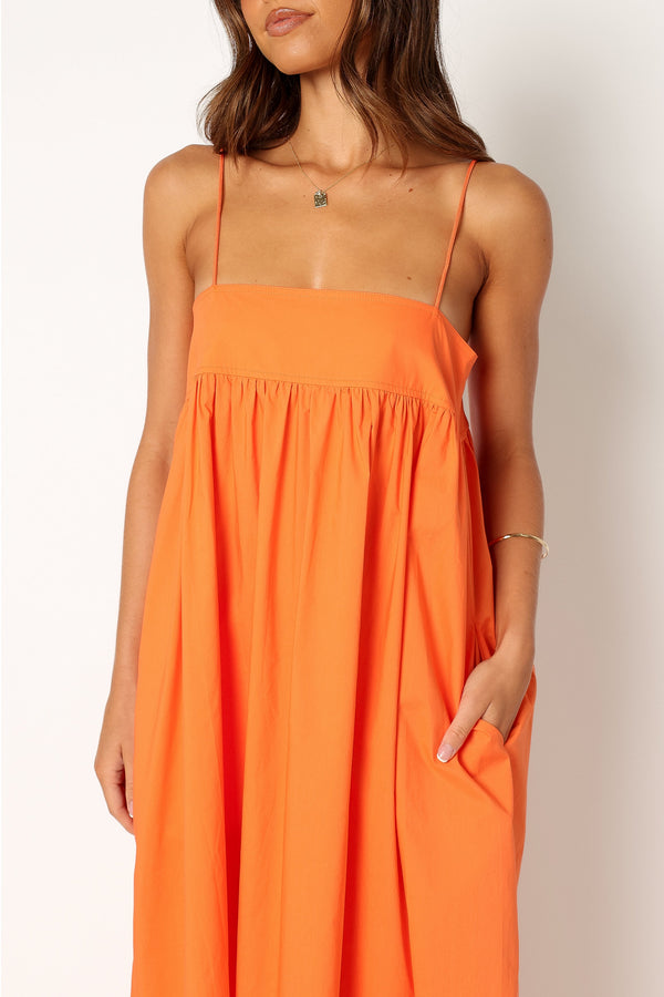 DRESSES @Serina Maxi Dress - Orange