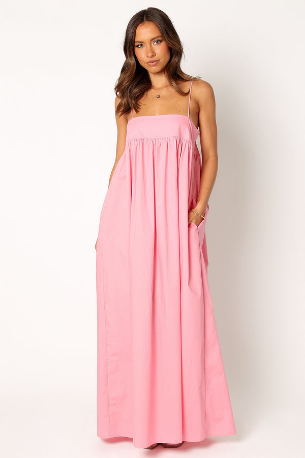 DRESSES @Serina Maxi Dress - Pink