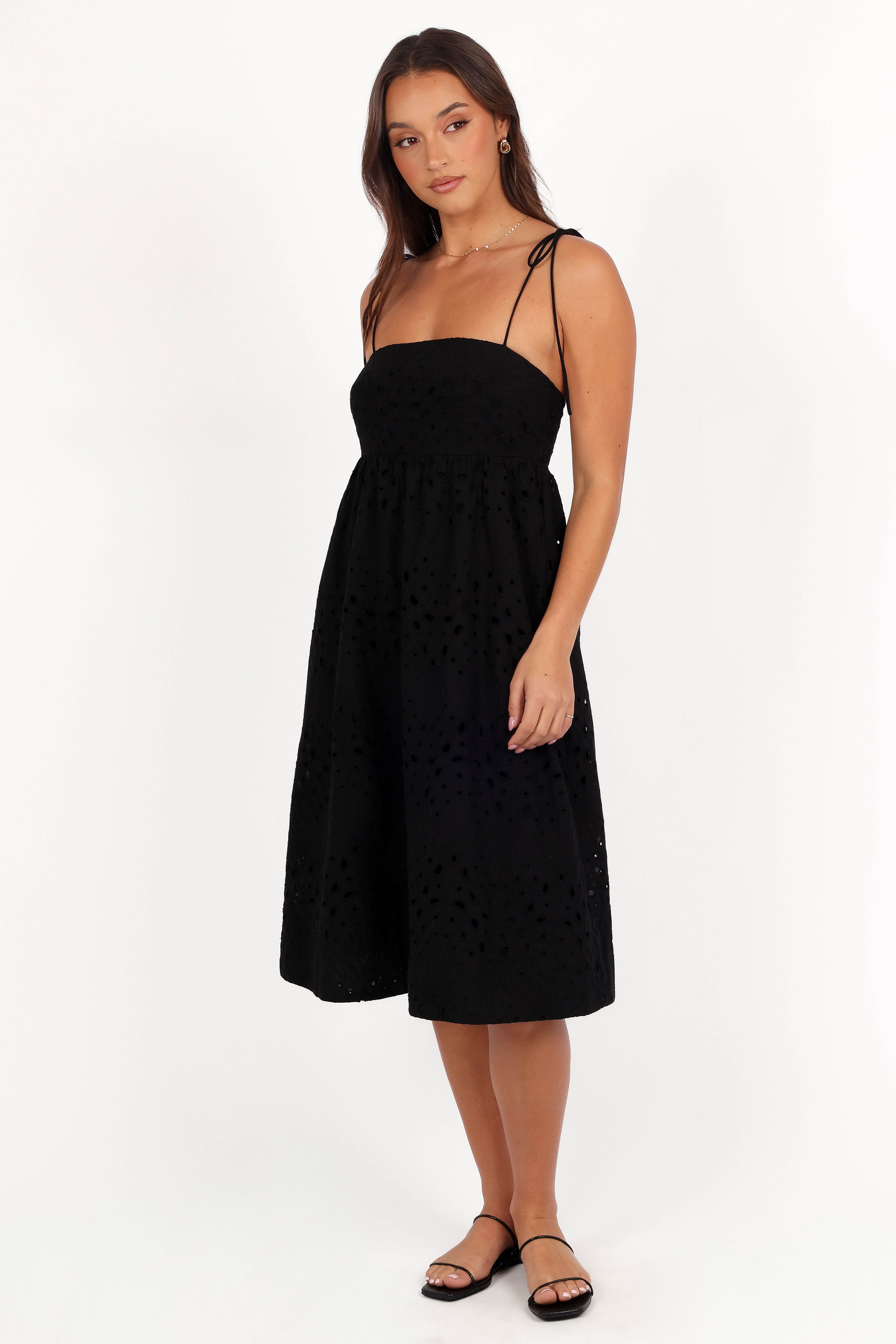 DRESSES Sevara Midi Dress - Black