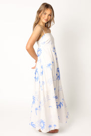 DRESSES @Seville Maxi Dress - Blue Wave