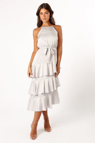 DRESSES @Seychelle Dress - Silver (Hold for Modern Romance)