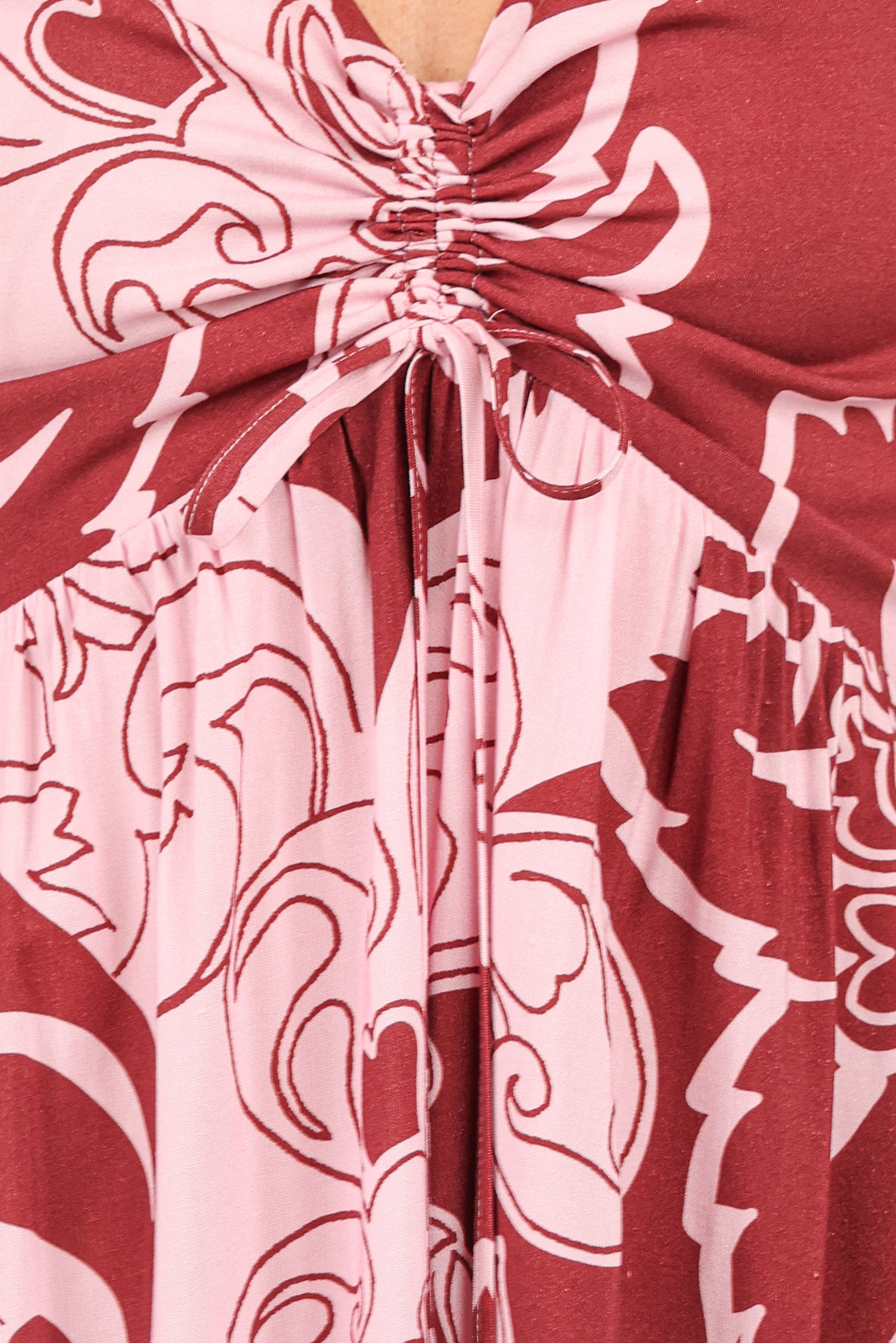 DRESSES Shanae Maxi Dress - Pink Brown Paisley