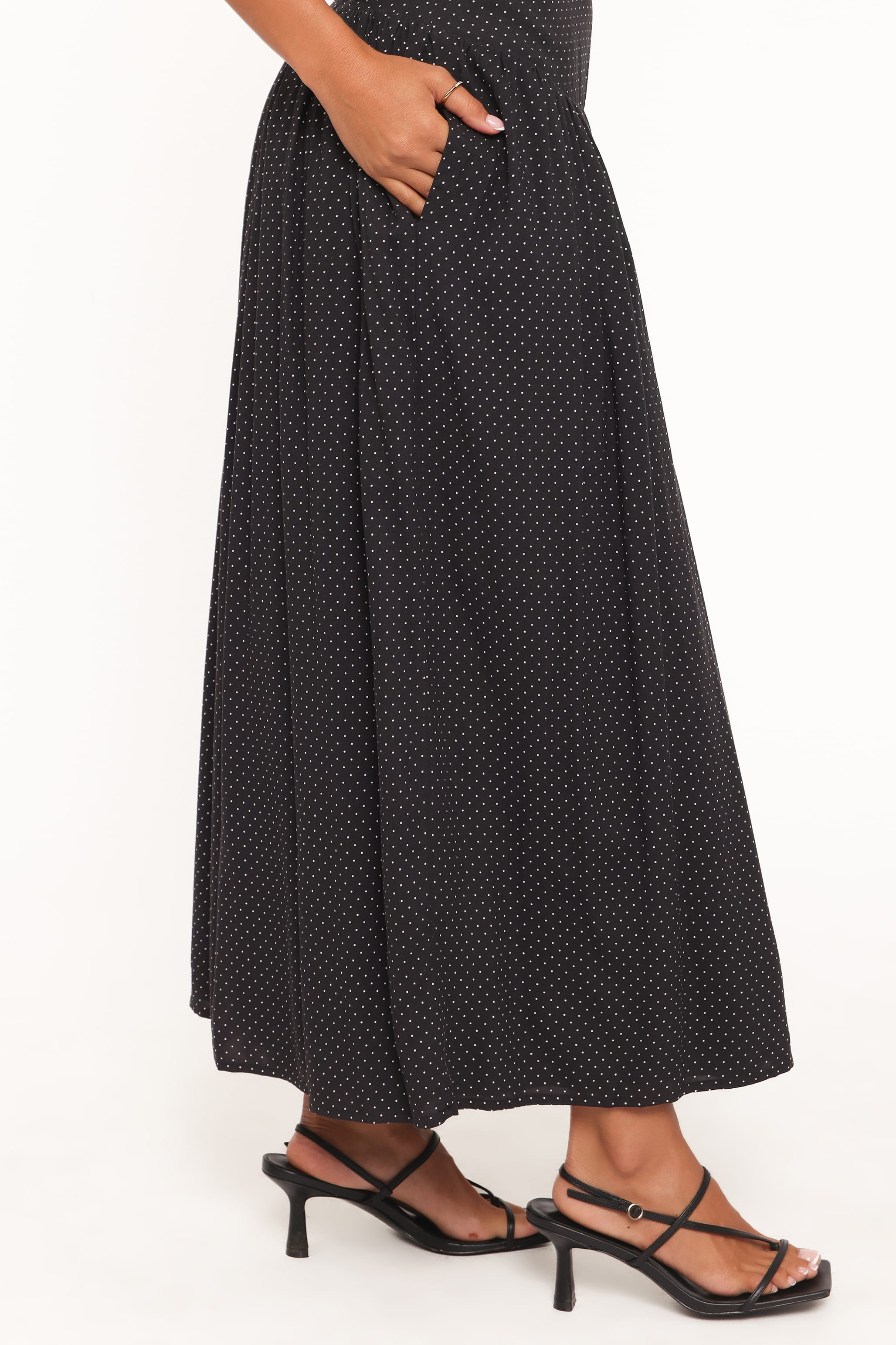 DRESSES Shanice Maxi Dress - Black Polka Dot