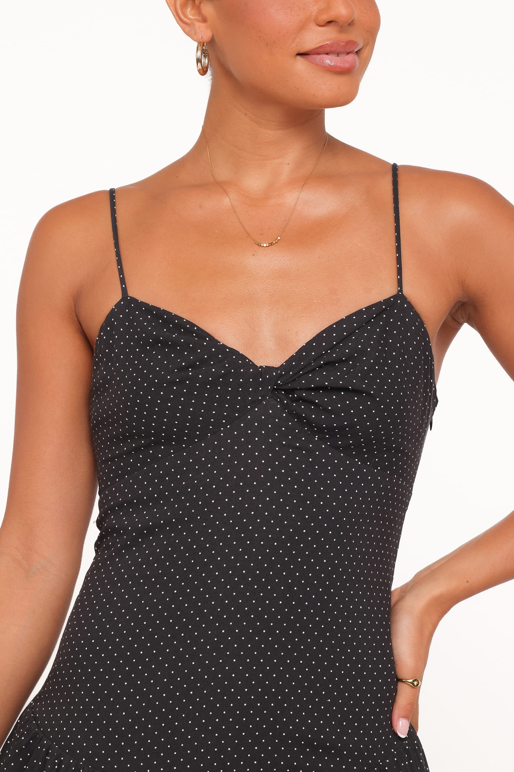 DRESSES Shanice Maxi Dress - Black Polka Dot