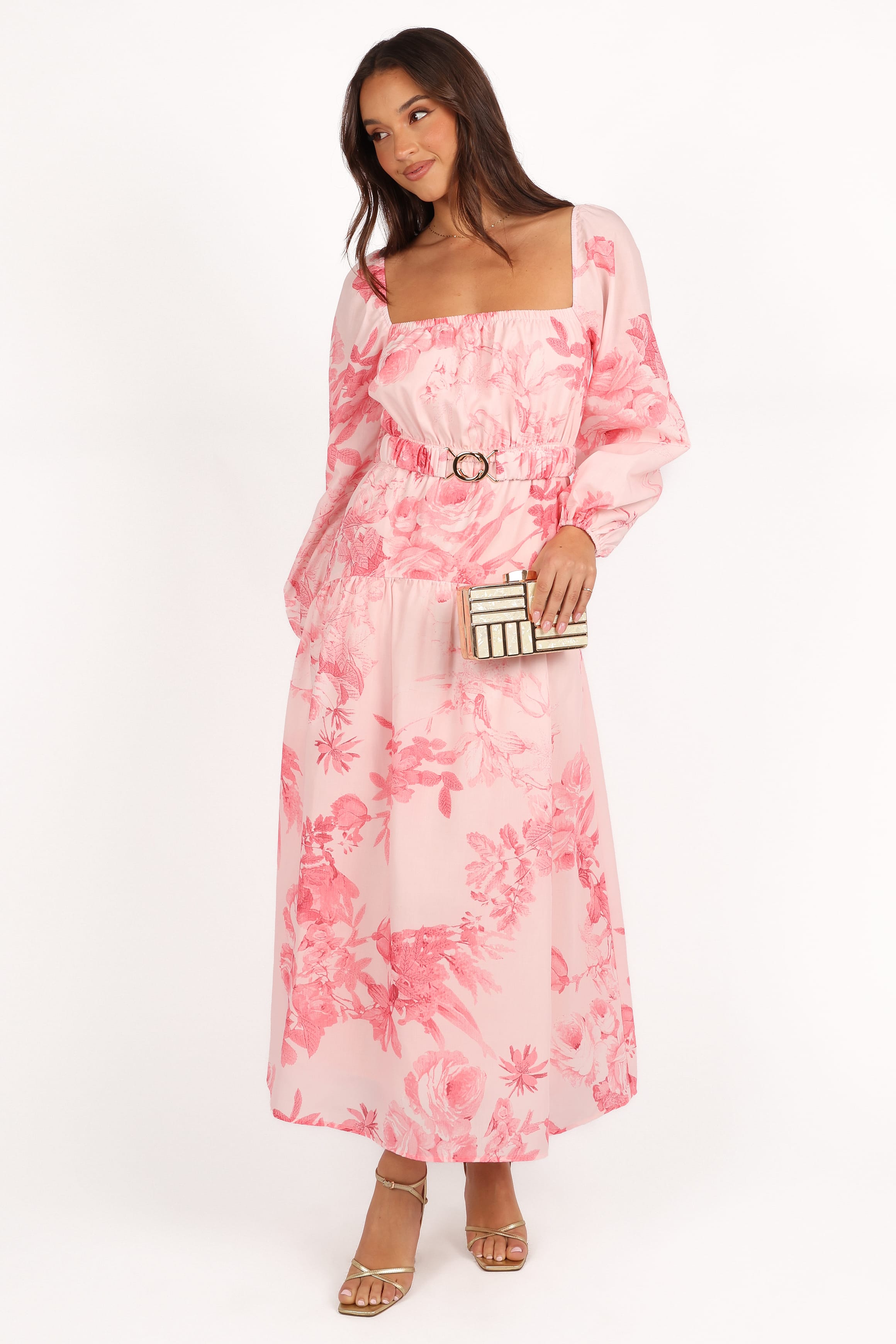 DRESSES Sharine Long Sleeve Dress - Pink Floral