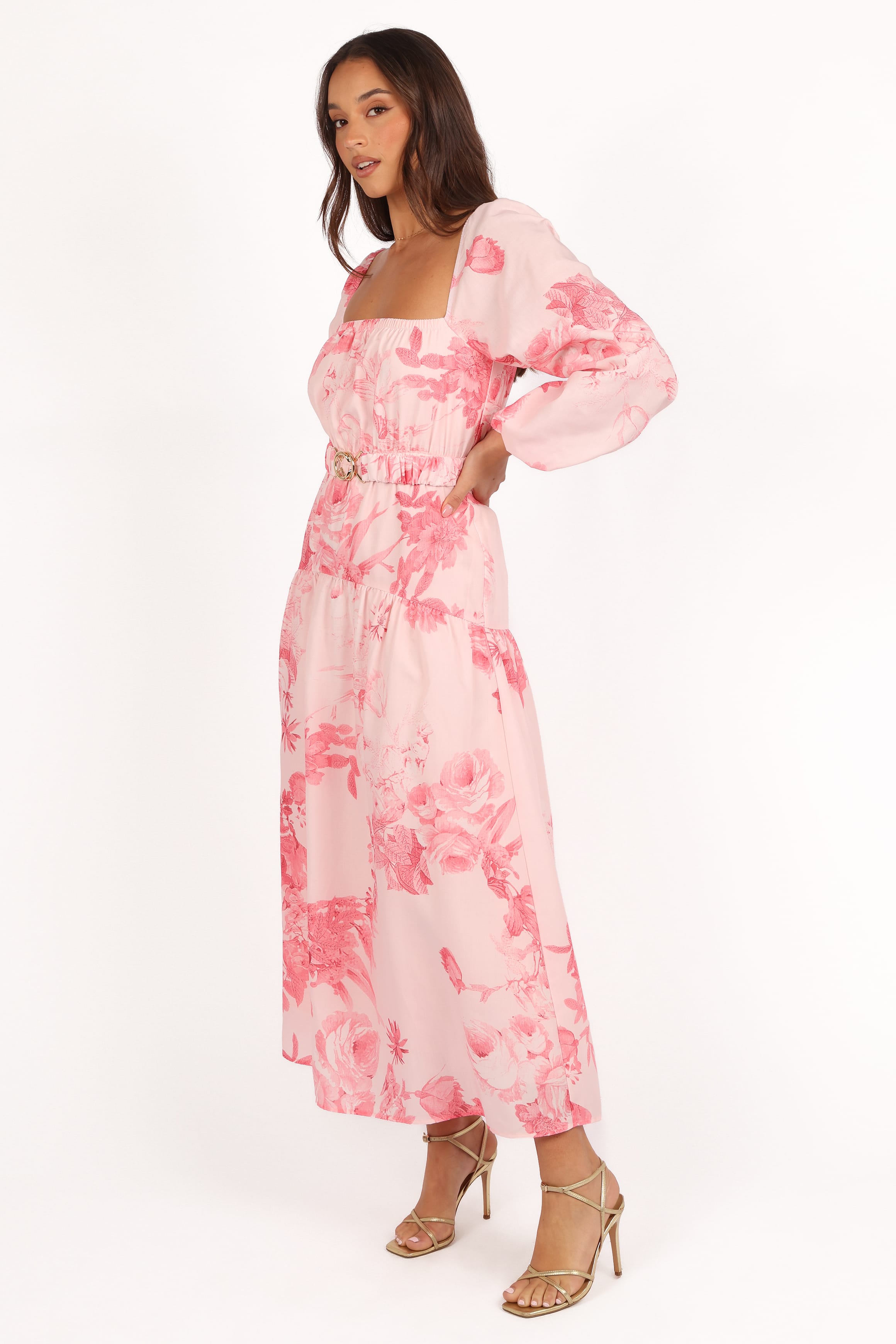 DRESSES Sharine Long Sleeve Dress - Pink Floral