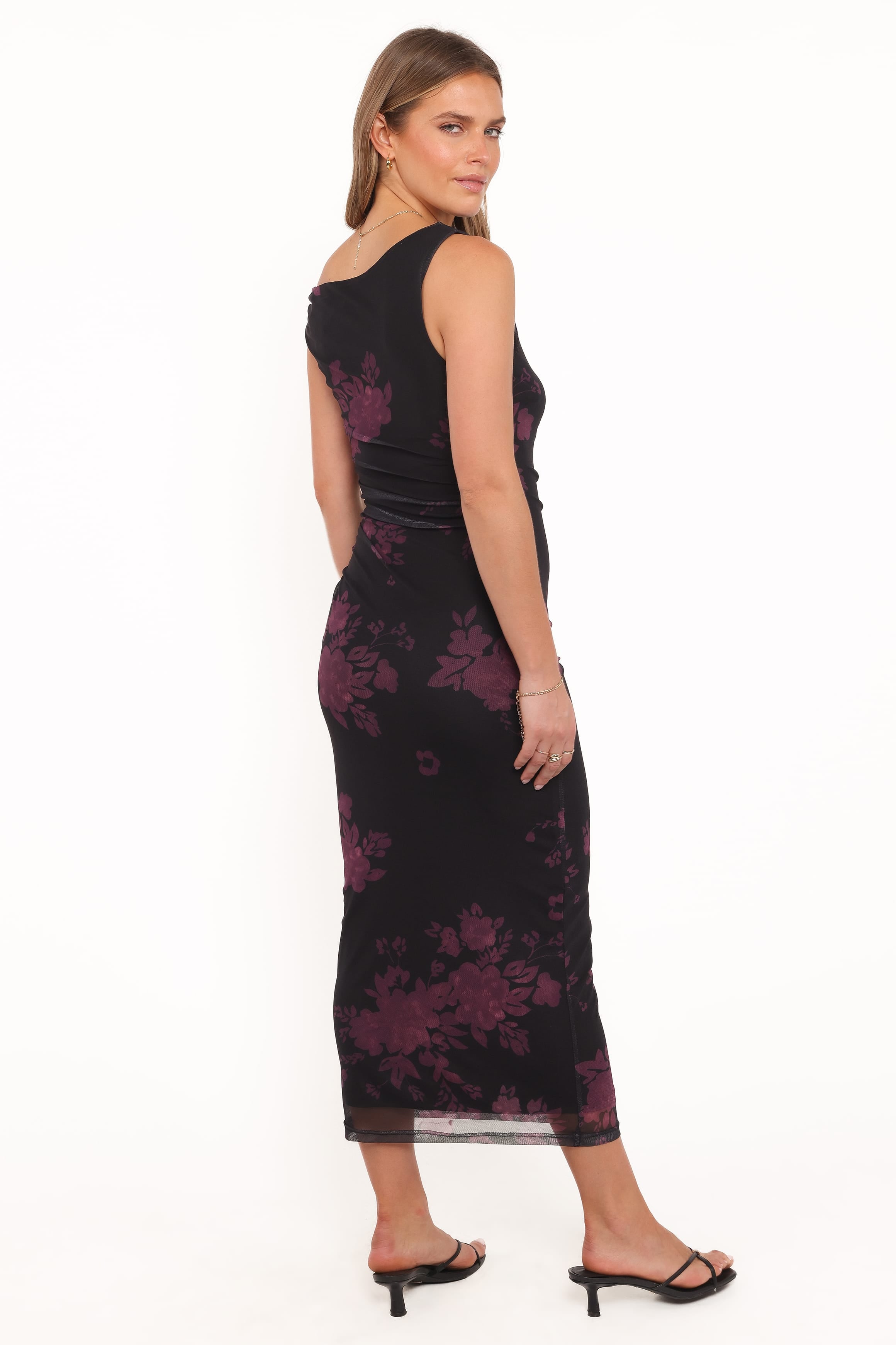 DRESSES Sharny Midi Dress - Berry Floral