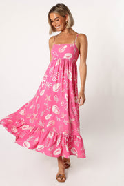 DRESSES @Shea Maxi Dress - Pink Shell