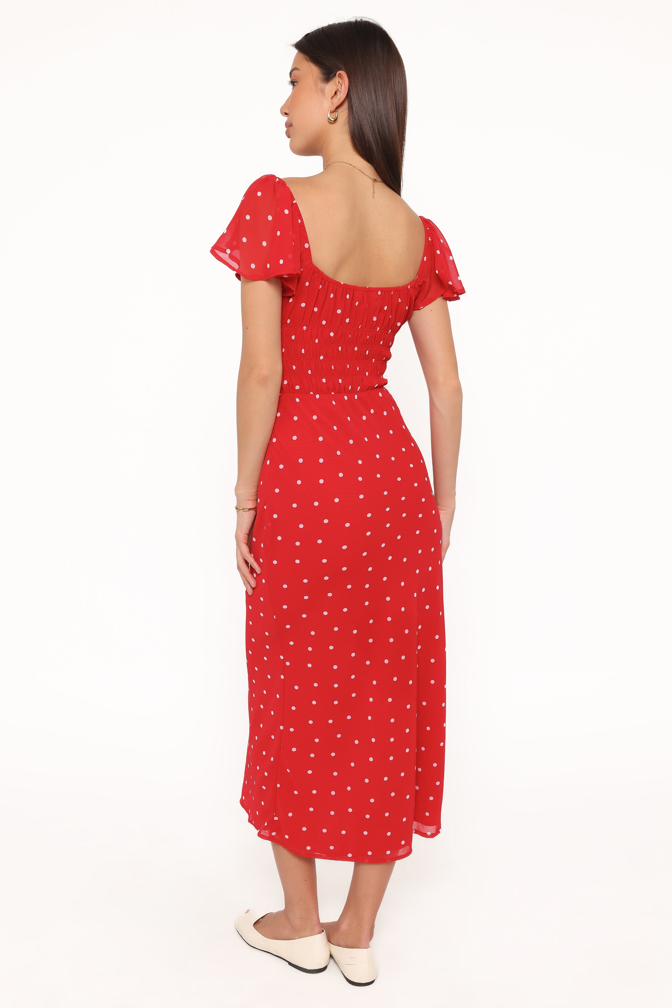DRESSES Sherrie Maxi Dress - Red Polka Dot