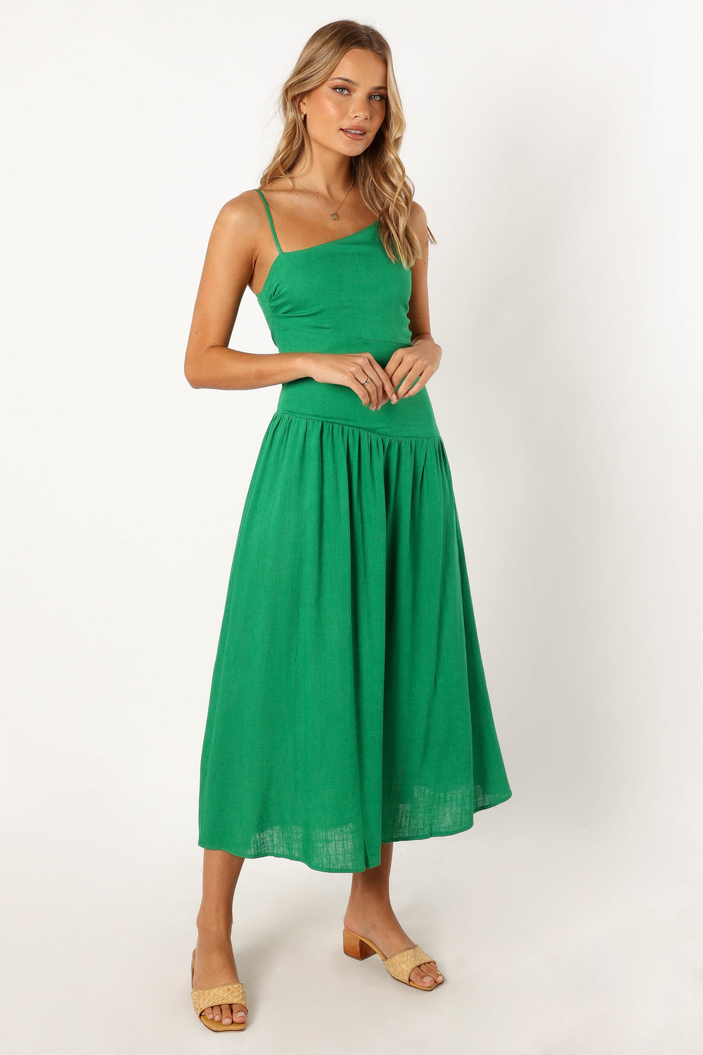 DRESSES @Shiloh Midi Dress - Green
