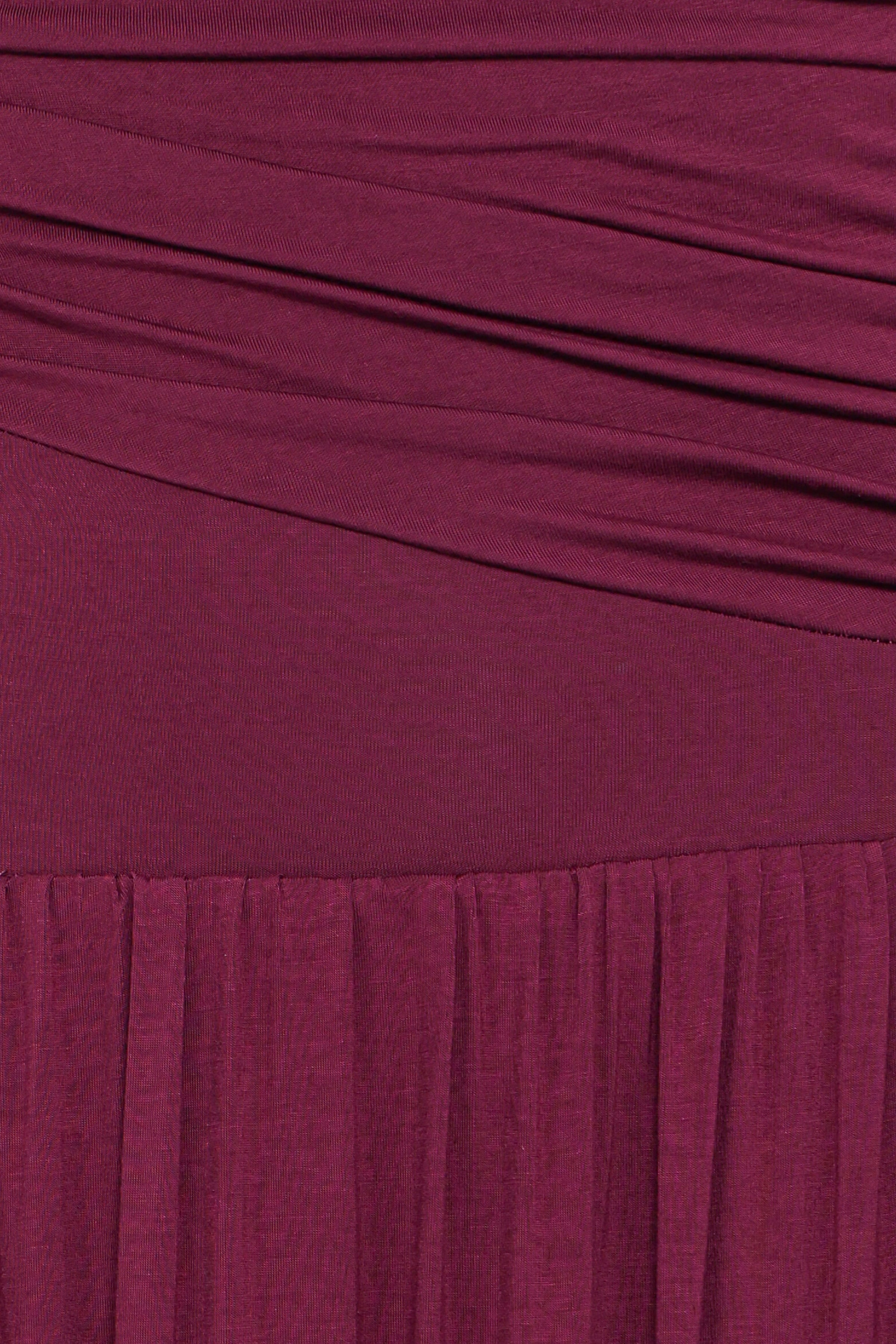 DRESSES Shirley Long Sleeve Maxi Dress - Burgundy