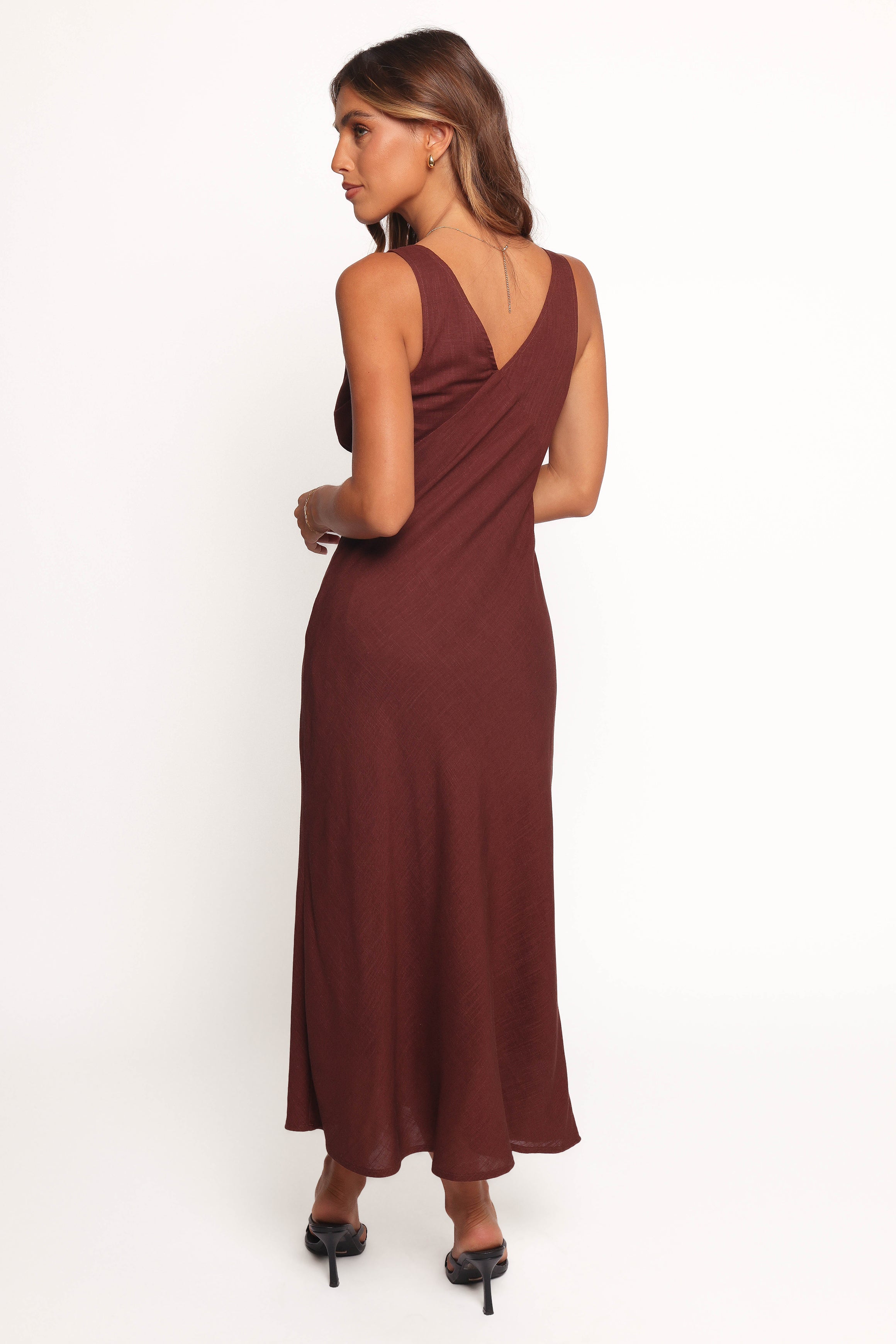 DRESSES Shyla Midi Dress - Brown