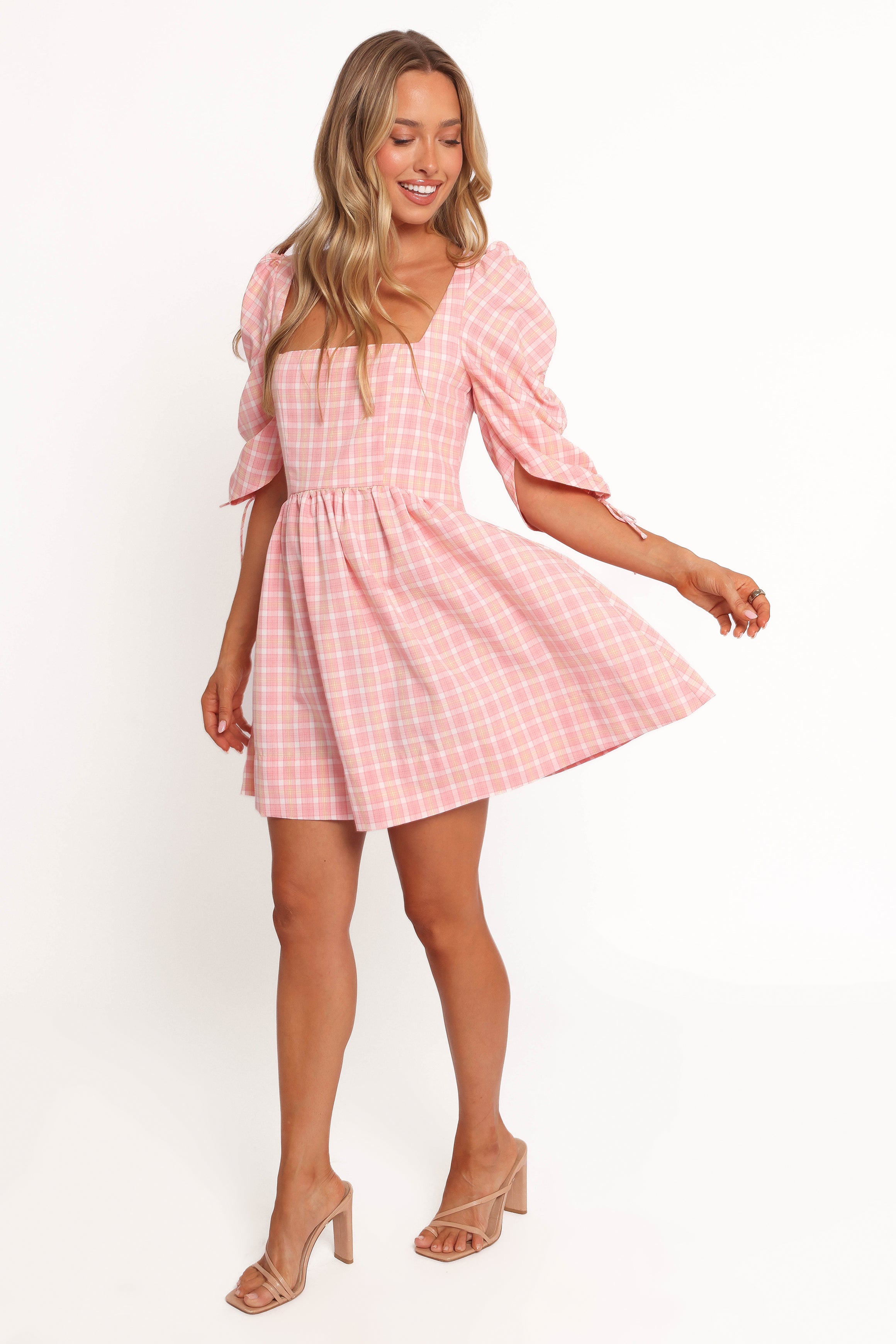 DRESSES Siena Mini Dress - Pink Check