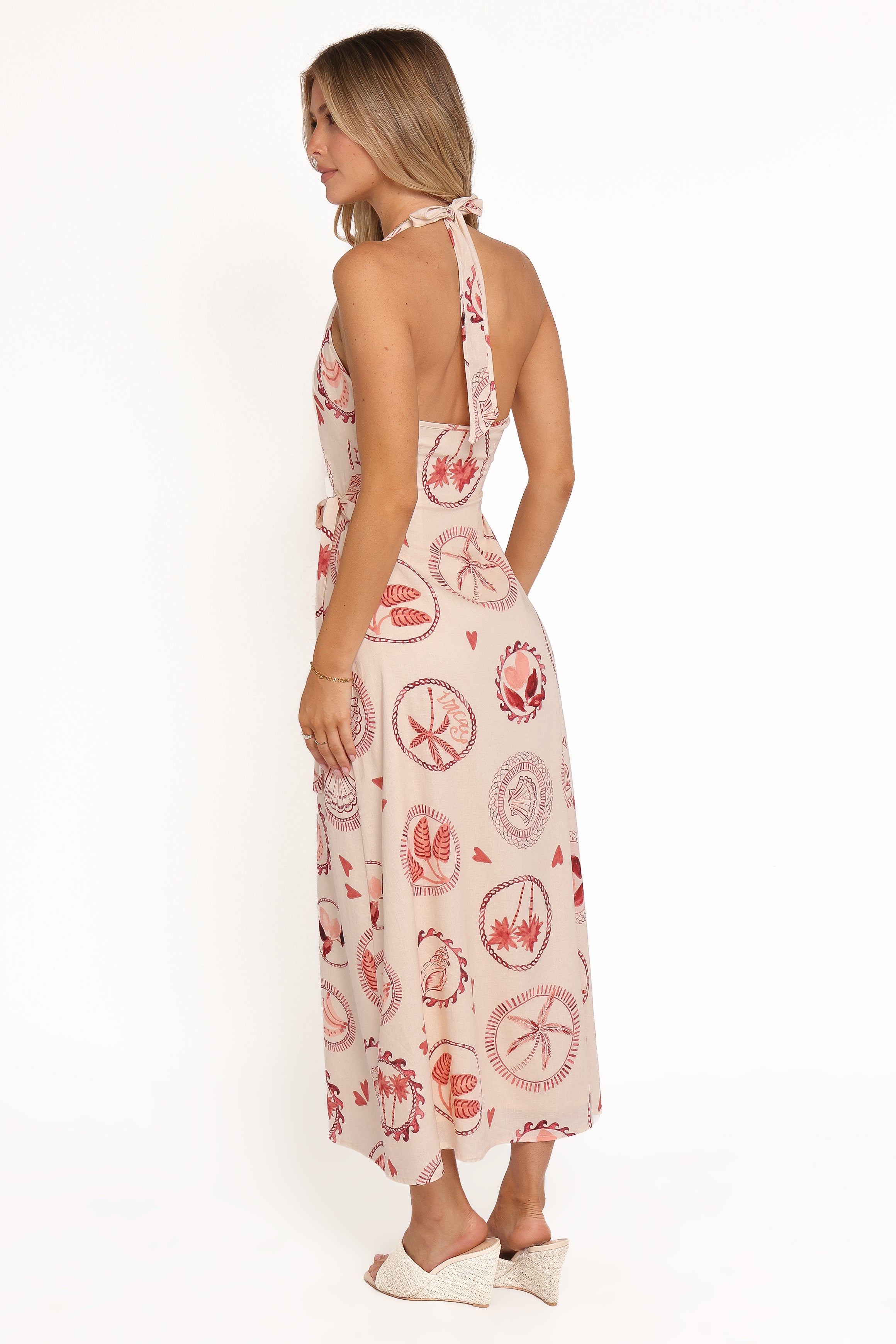 DRESSES Sierra Wrap Midi Dress - Vacay Print