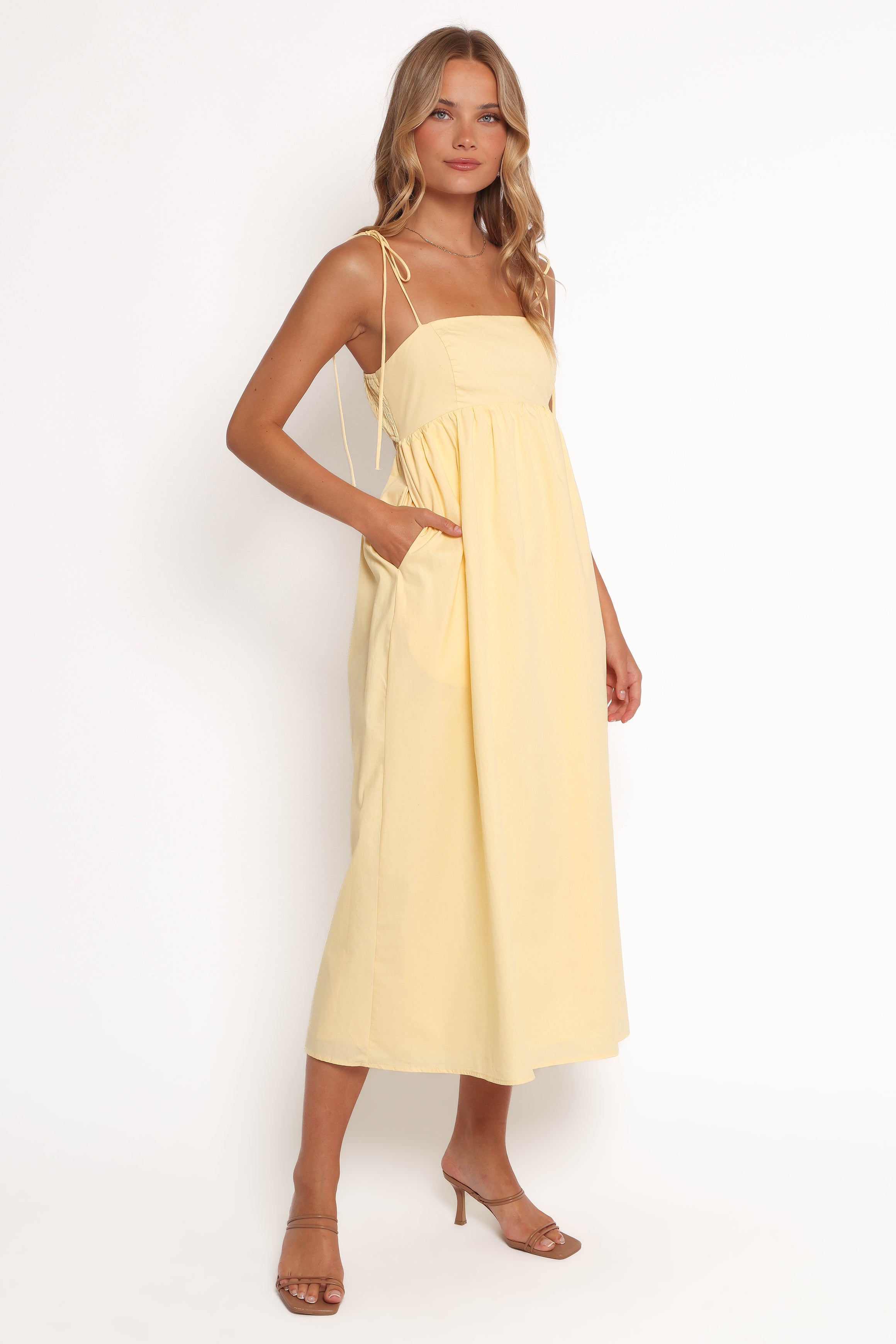 DRESSES Simona Maxi Dress - Yellow