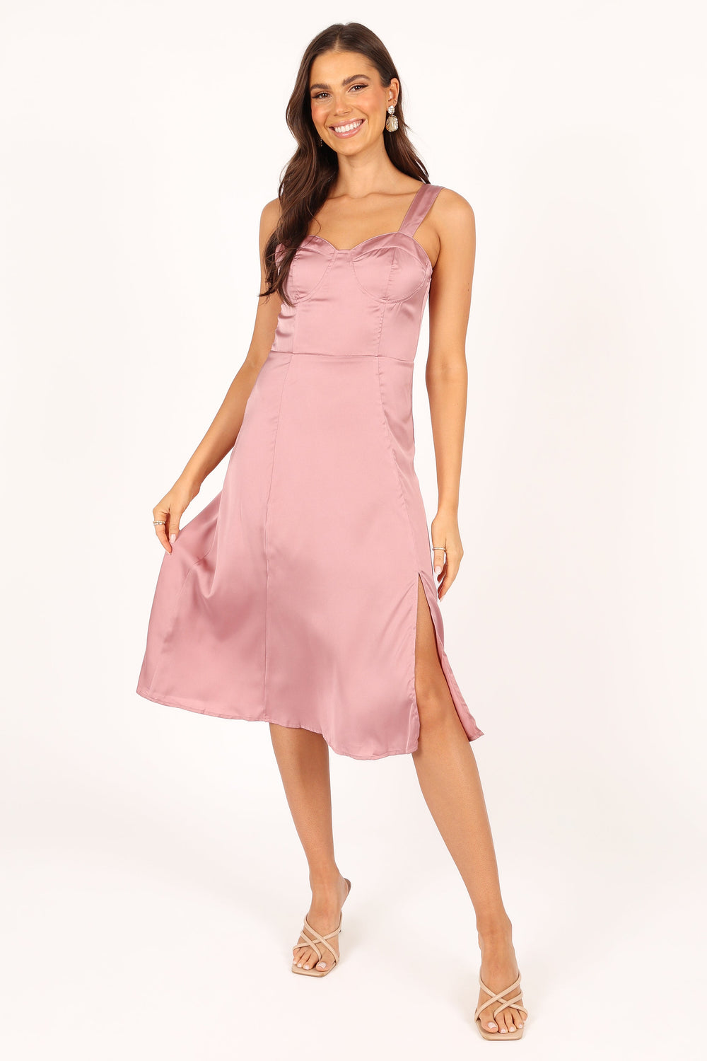 DRESSES Siobhan Midi Dress - Mauve