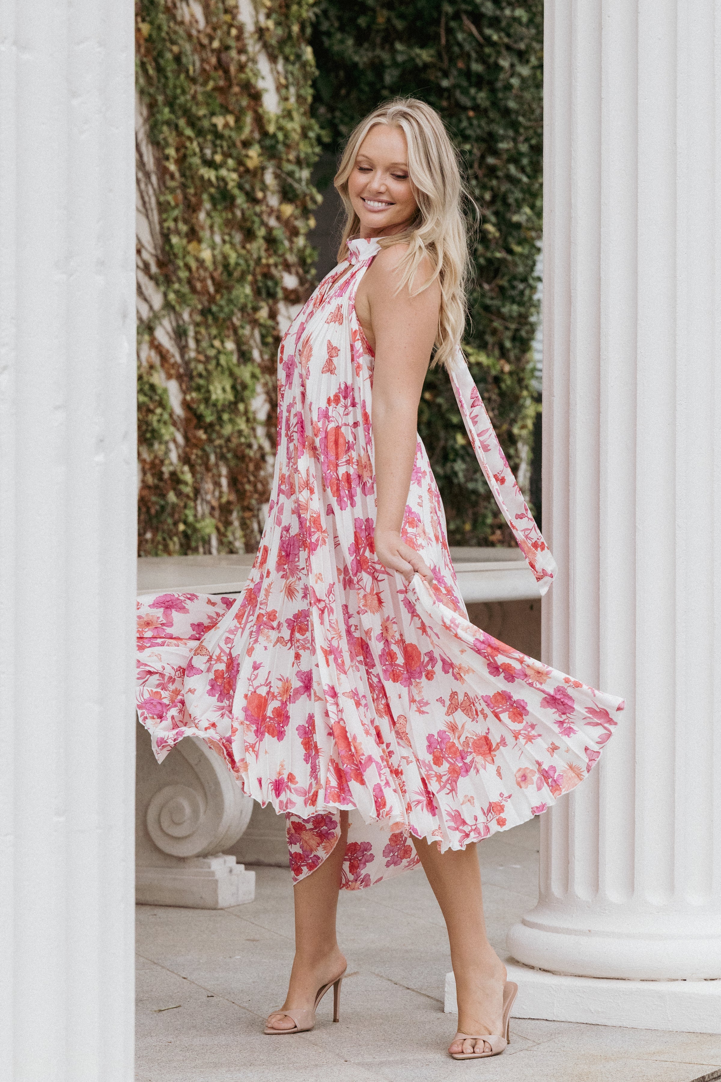 DRESSES Sirmione Maxi Dress - Pink Floral