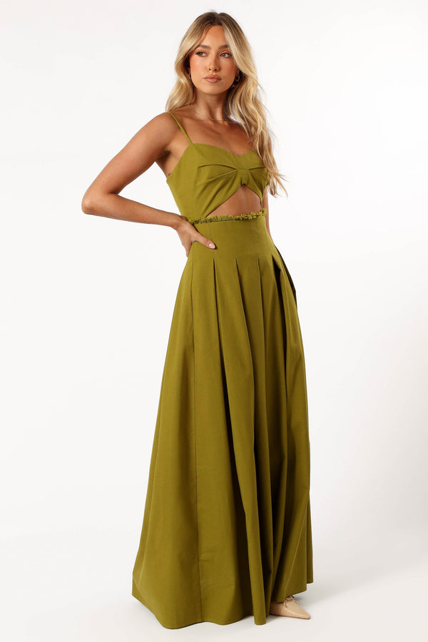 DRESSES @Skye Maxi Dress - Moss